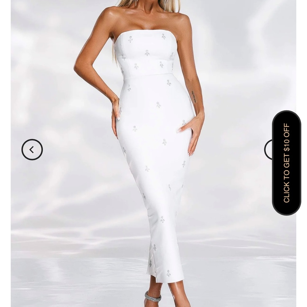 Elegant white dress